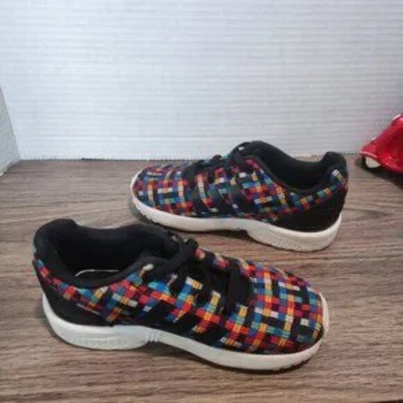 Adidas ZX Flux boys sneakers shoes size US 10 K multi-colour Torsion - Picture 2 of 10